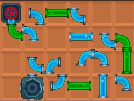 Соедини трубы 2D