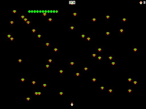 Атака сороконожки 2D