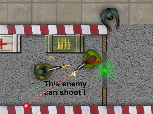 Зомби Стрельба 2D
