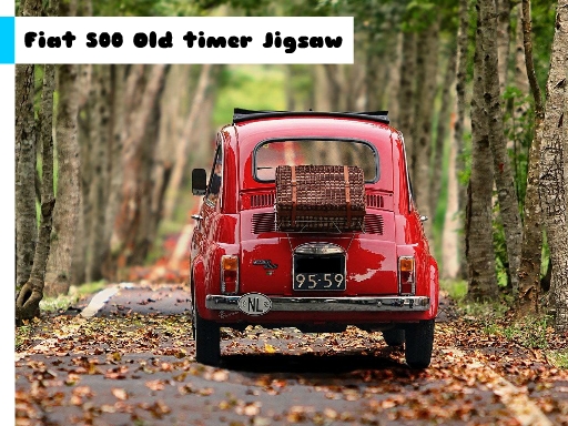 Старая модель Fiat 500: Пазл