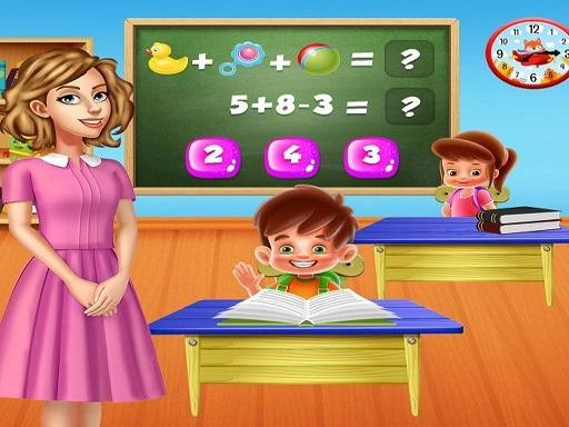 Игра для детей «Учитель в детском саду: Обучающие игры»