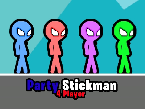 Party Stickman 4 игрока