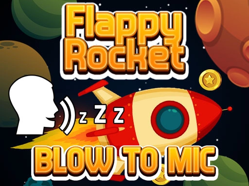 Flappy Rocket: Управление взмахом к микрофону