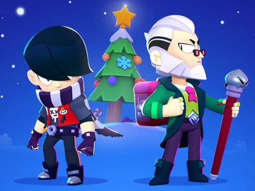 Brawl Stars Рождественская Раскраска