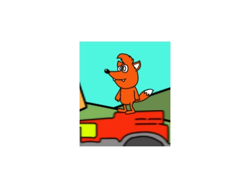 Бегущий лис