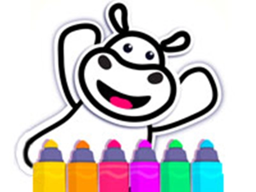 Развивающая игра для малышей - Веселая раскраска