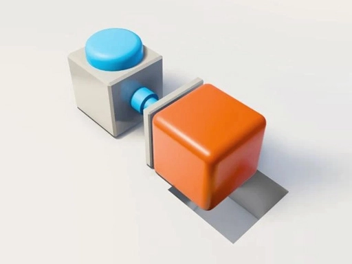 Толкай блок 3D