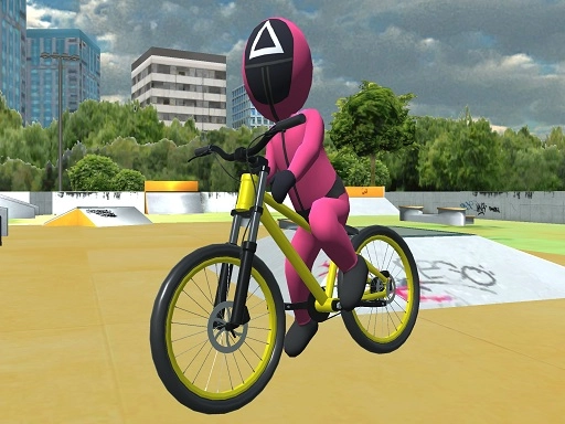 Игрок в кальмара BMX Фристайл