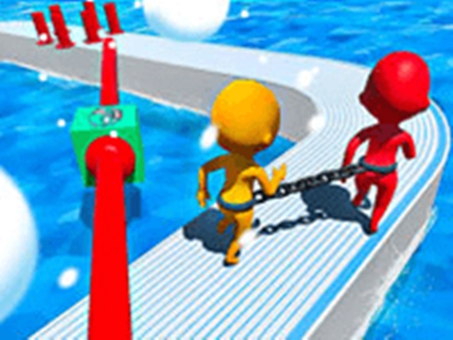 Веселая гонка на льду - Веселая и беговая 3D игра