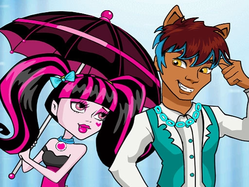 Переодевание пары из Monster High