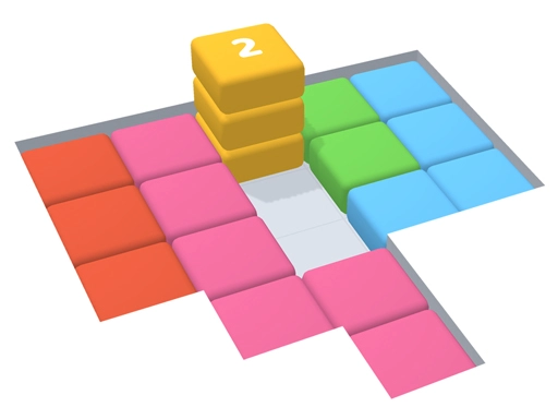 Кубики в Стопке 3D