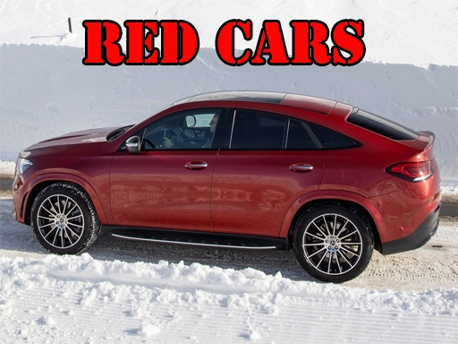 Пазл с машинами Red GLE Coupe