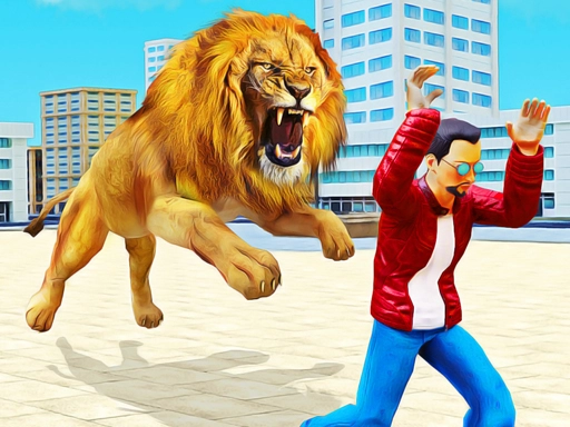 Симулятор атаки льва 3D: Игры с диким львом