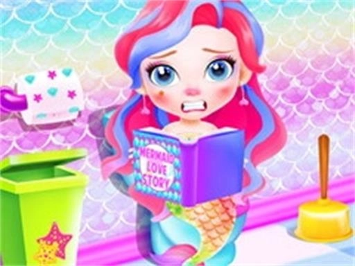 Игра по уходу за малышкой русалкой