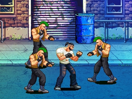 Уличная драка в стиле Beat Em Up 2D