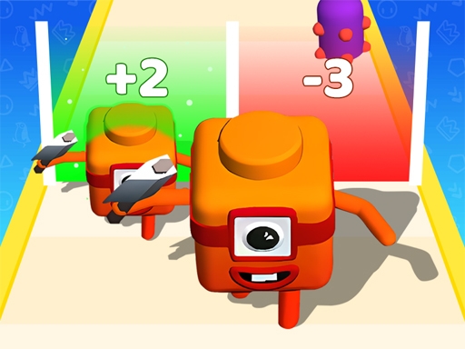 Игра Merge Number Cube 3D Run